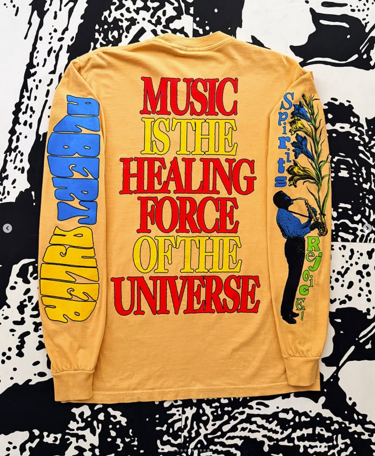 ALBERT AYLER TRIBUTE (MUSTARD LONG SLEEVE) XL