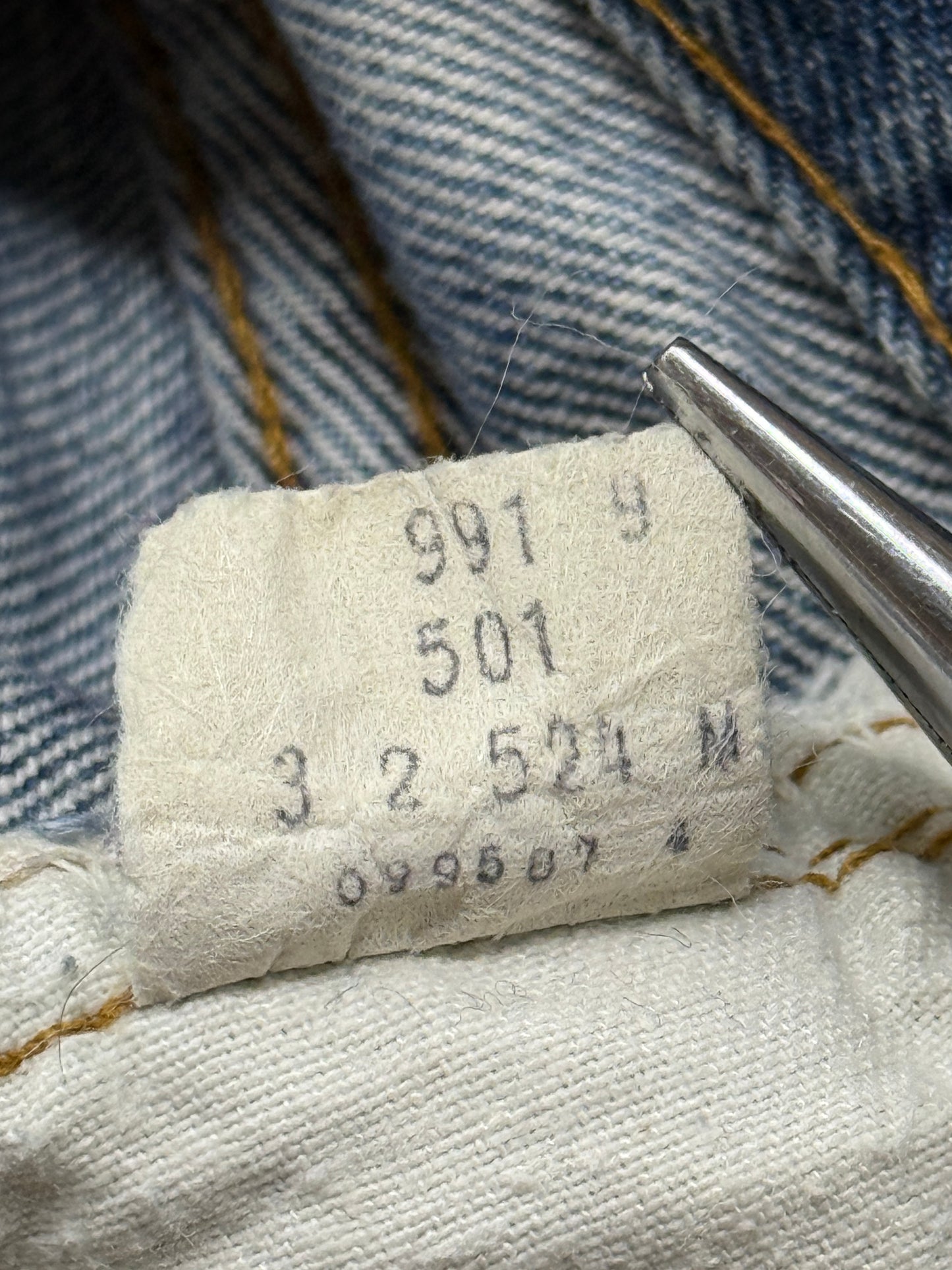 Levi's 501 W36 L34 赤耳