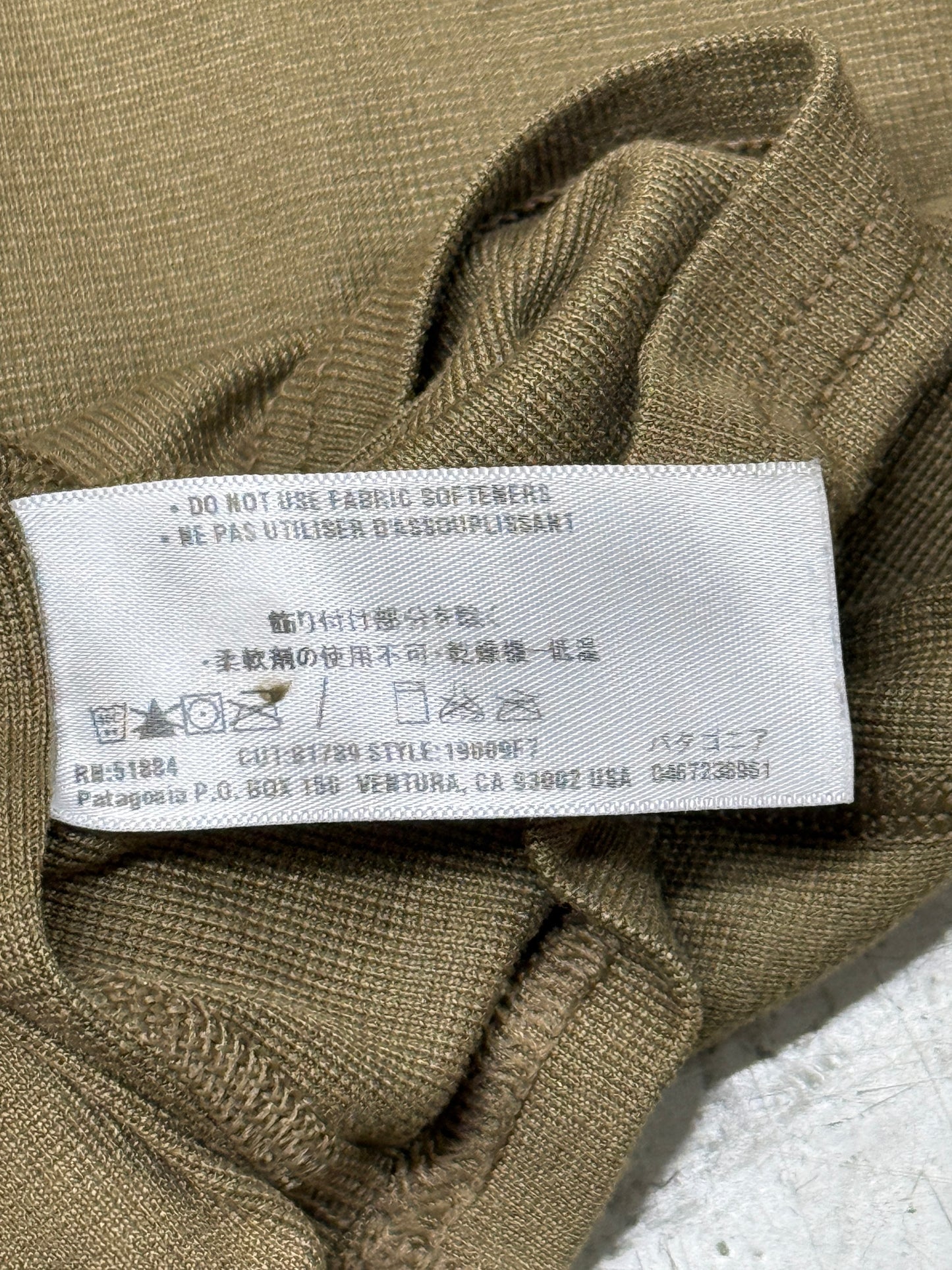 Patagonia PCU Level 1 Coyote Large 19009F7