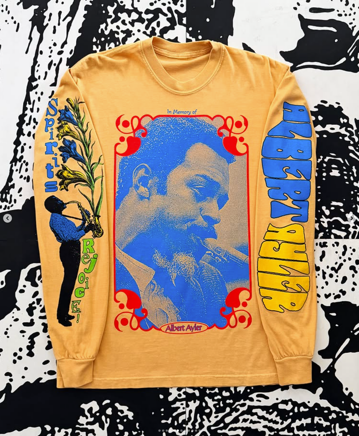 ALBERT AYLER TRIBUTE (MUSTARD LONG SLEEVE) XL