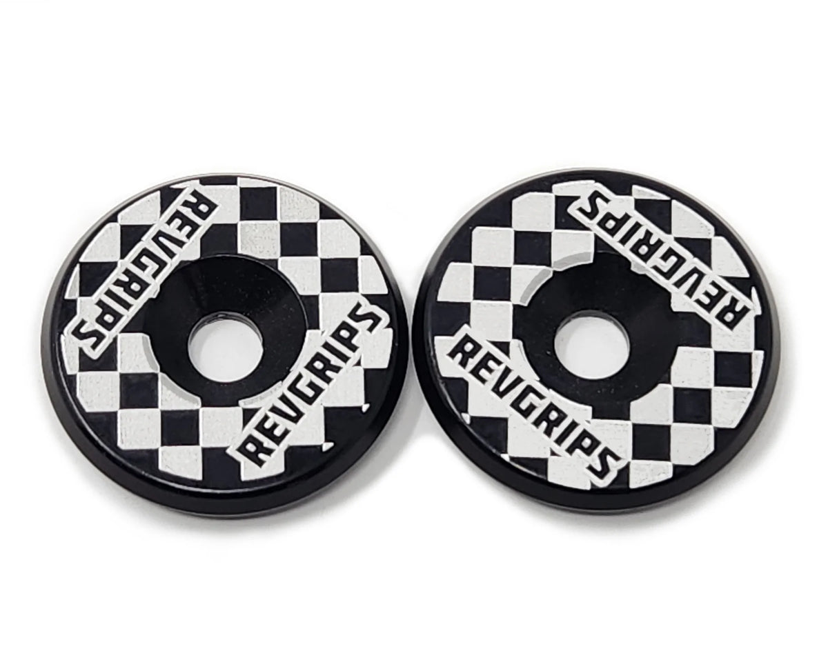 REV GRIPS アルミニウムバーエンド キャップセット (ペア)