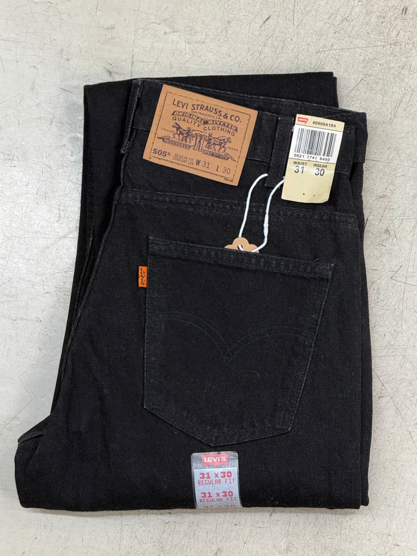 Levi's 505-4159 後染めブラック W31 L30 1997年