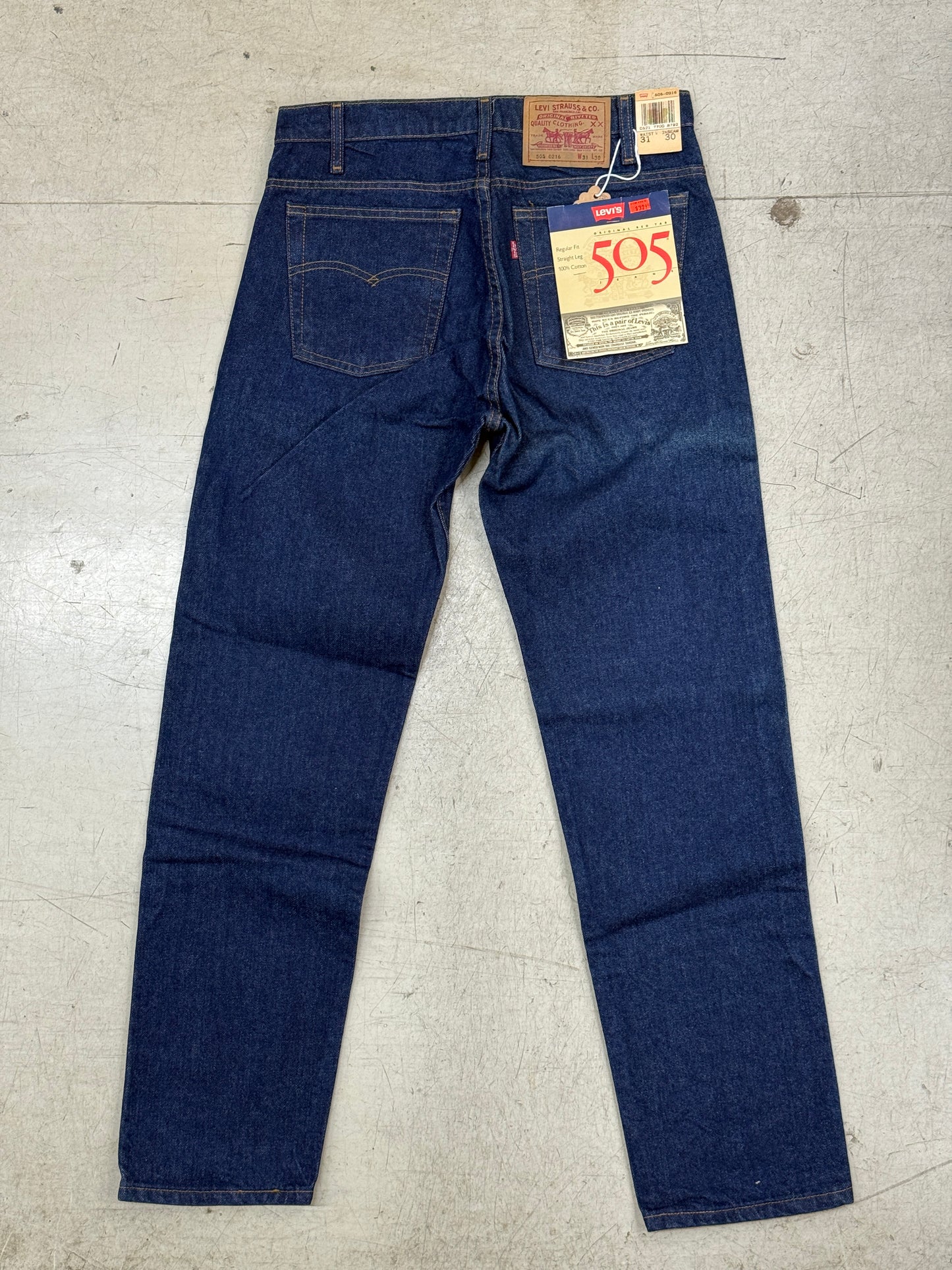 Levi's 505-0216 ワンウォッシュ W31 L30 1988年