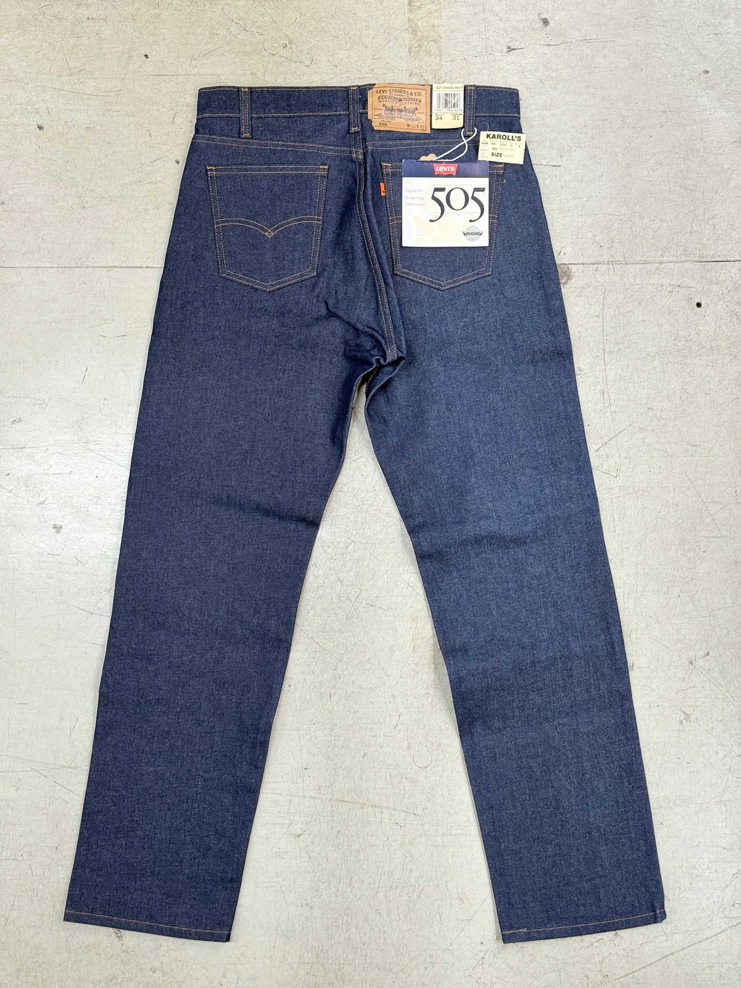 Levi's 505-0217 リジッド W34 L31 1988年