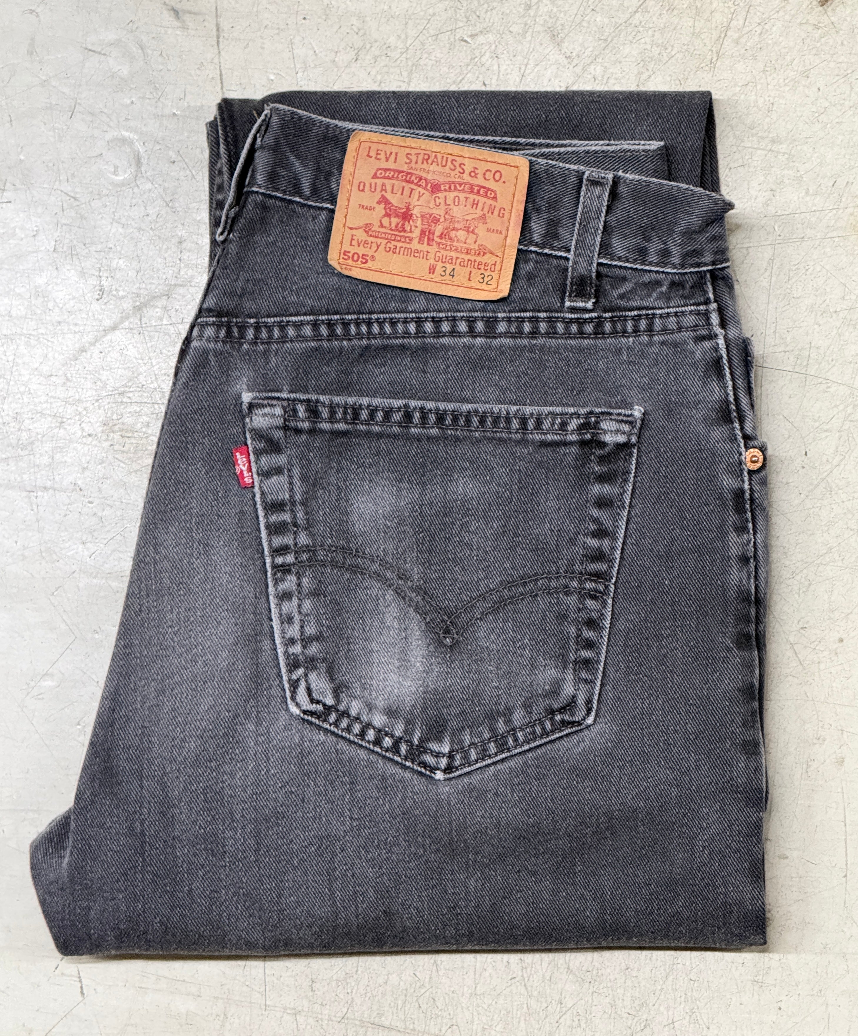 Levi's 505-0260 後染めブラック W34 L32 2000年 – TKCプロダクションズ