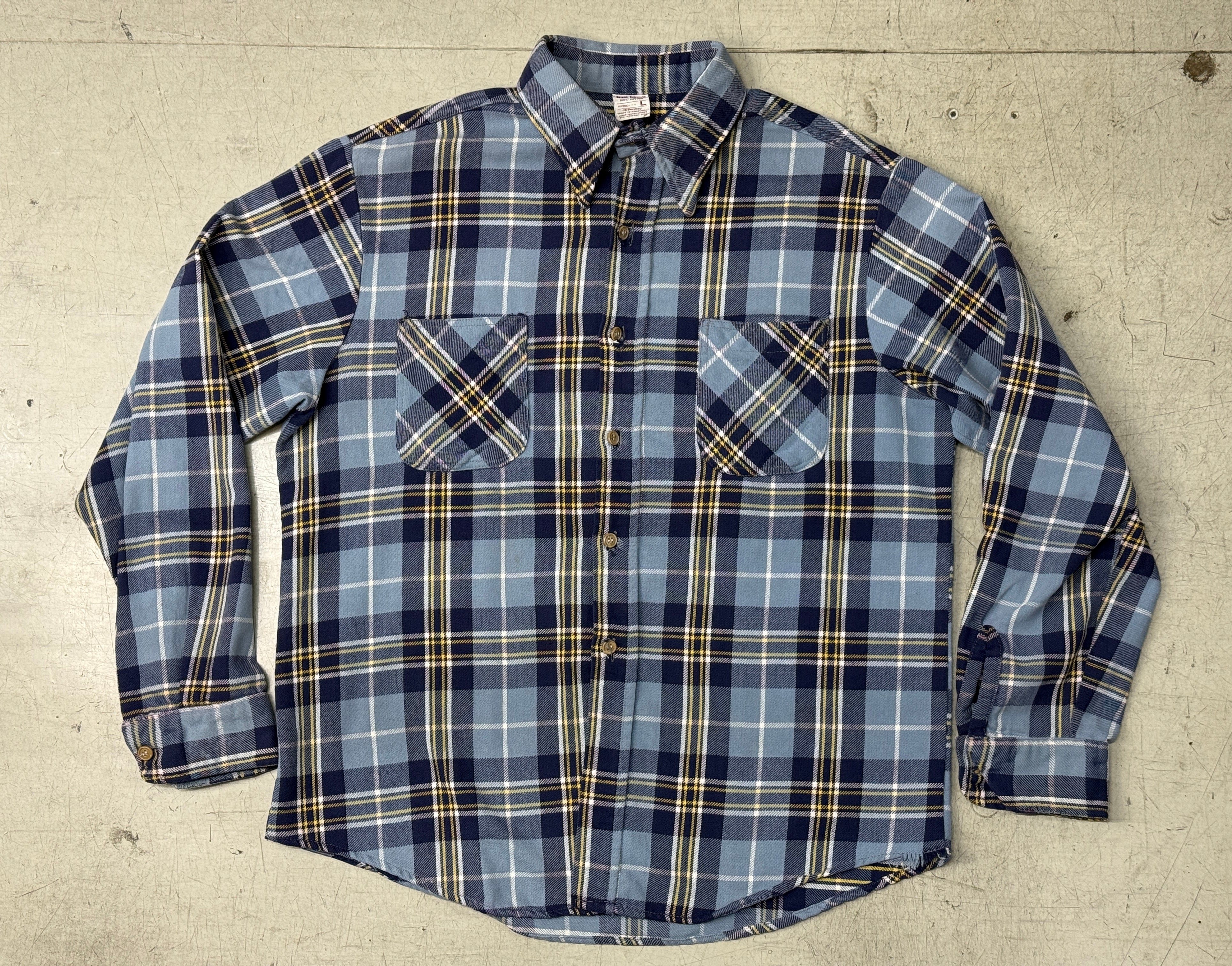 超希少BIG MACフランネルシャツ USA.アメリカ産　jcpnny BIG MAC フランネルシャツ Large 70's – TKCプロダクションズ