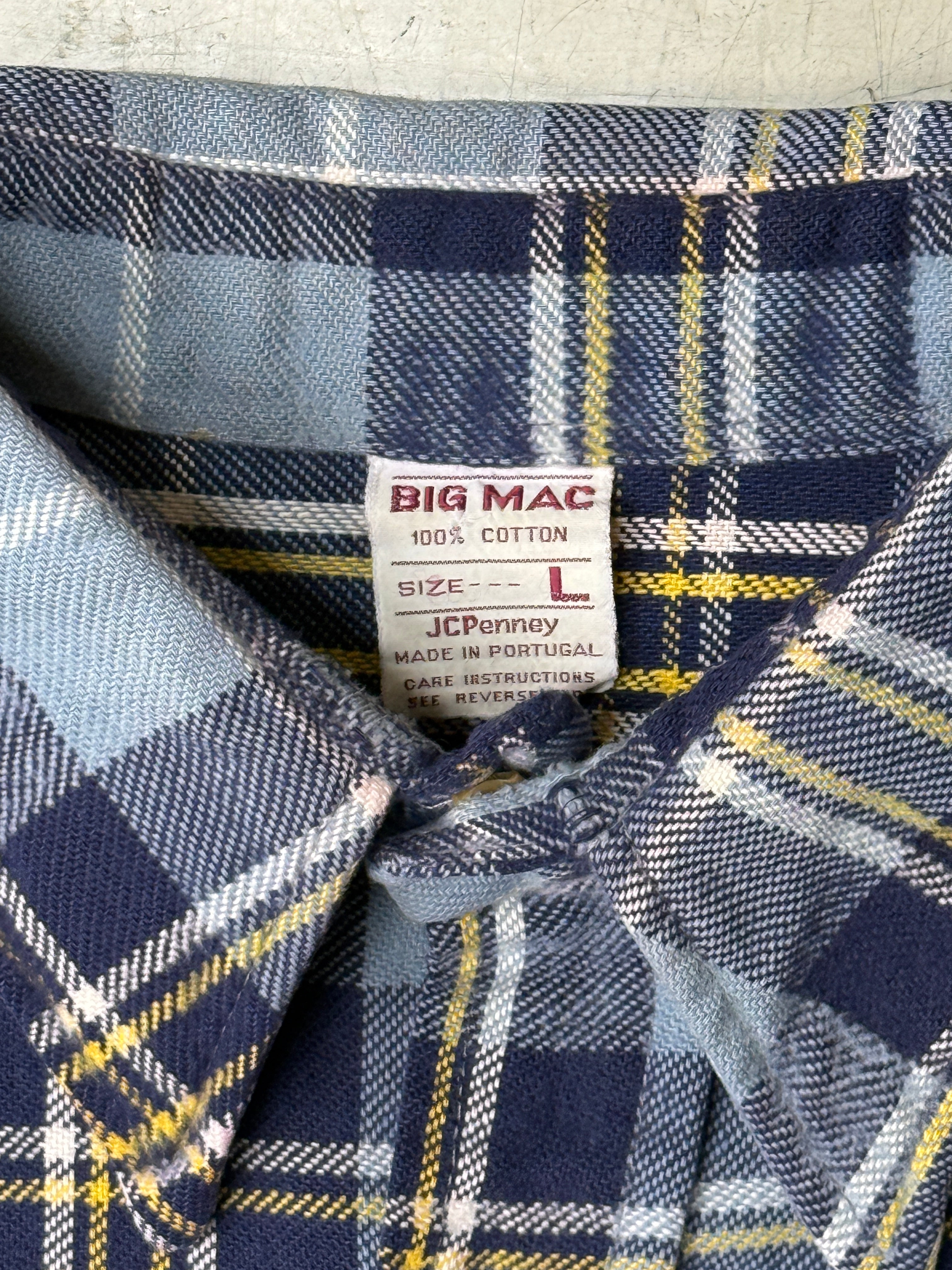 BIG MAC フランネルシャツ BIG MAC フランネルシャツ Large 70's – TKCプロダクションズ