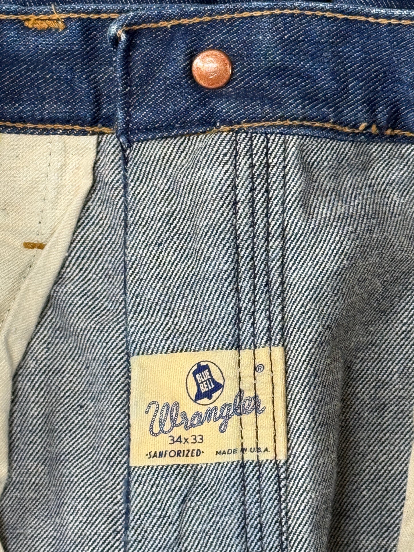 Wrangler 13MWZ 34x33 60's