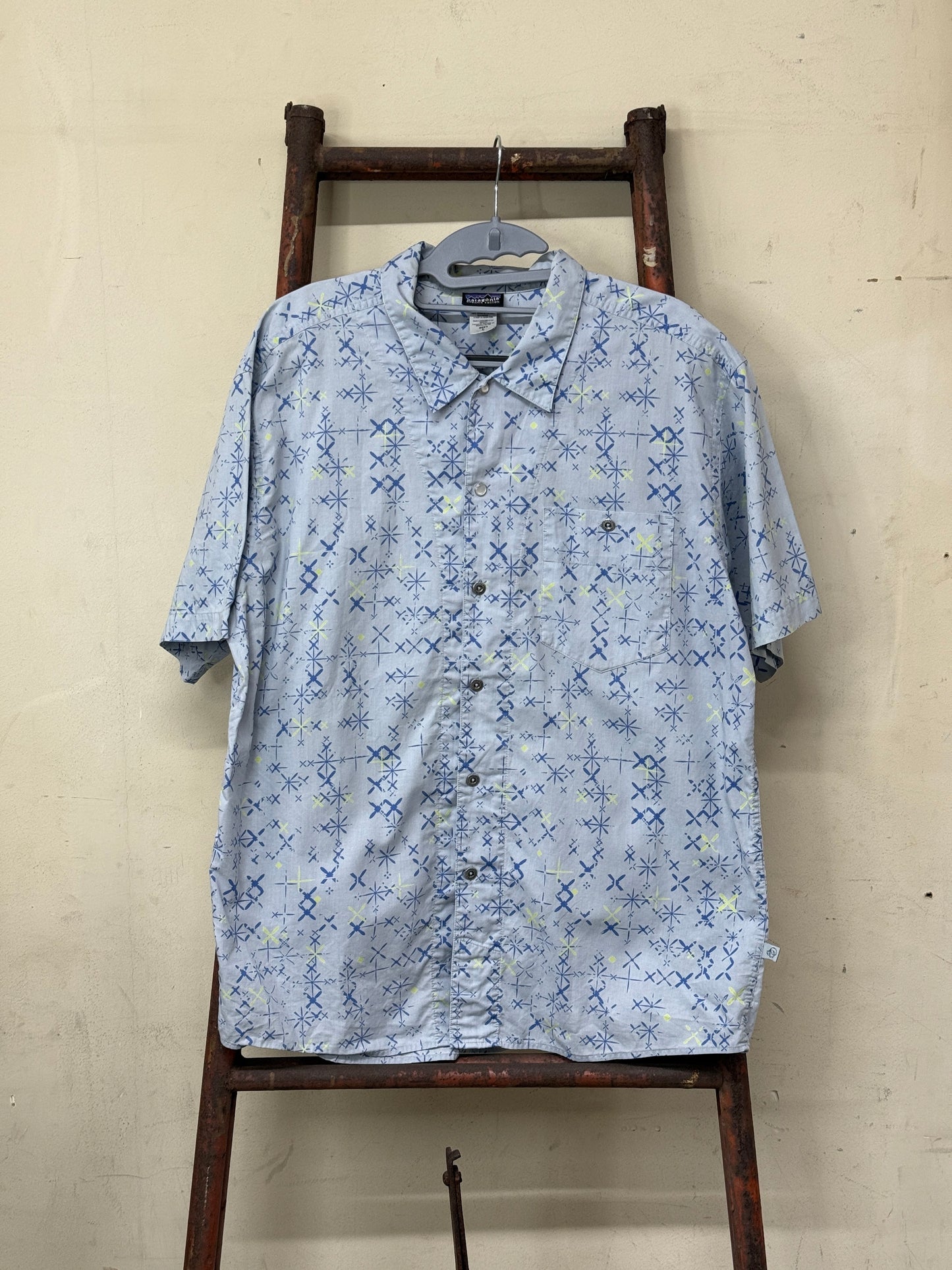 Patagonia リズムシリーズ ショートスリーブシャツ Large 2006年