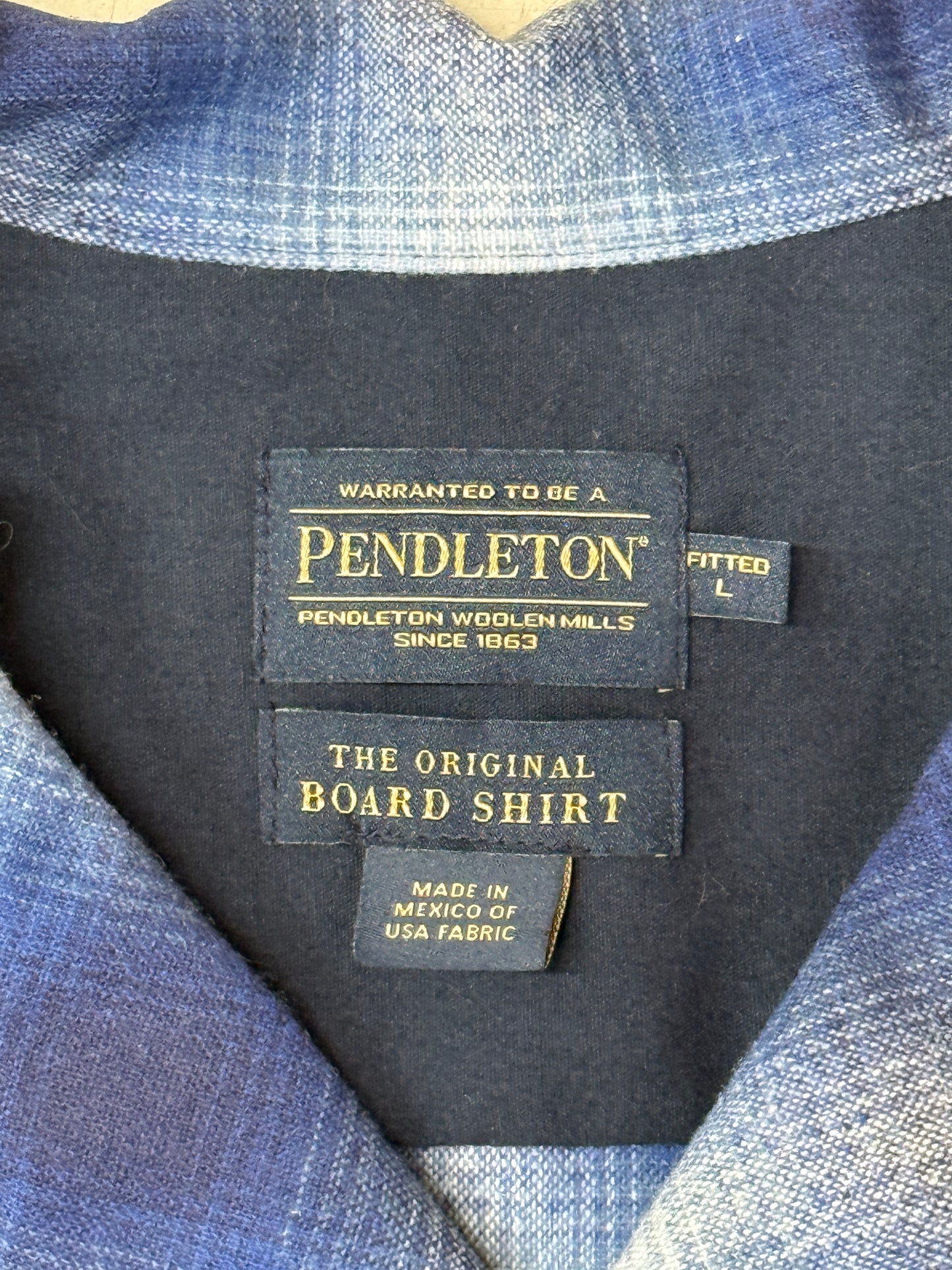 Pendleton Board Shirts Large ブルー系