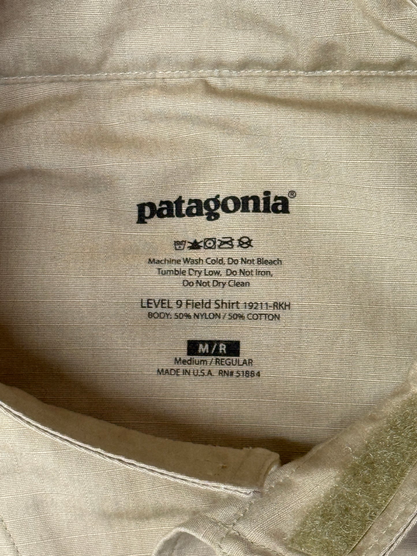 Patagonia PCU Level 9 Field Shirt 19211-RKH M-R