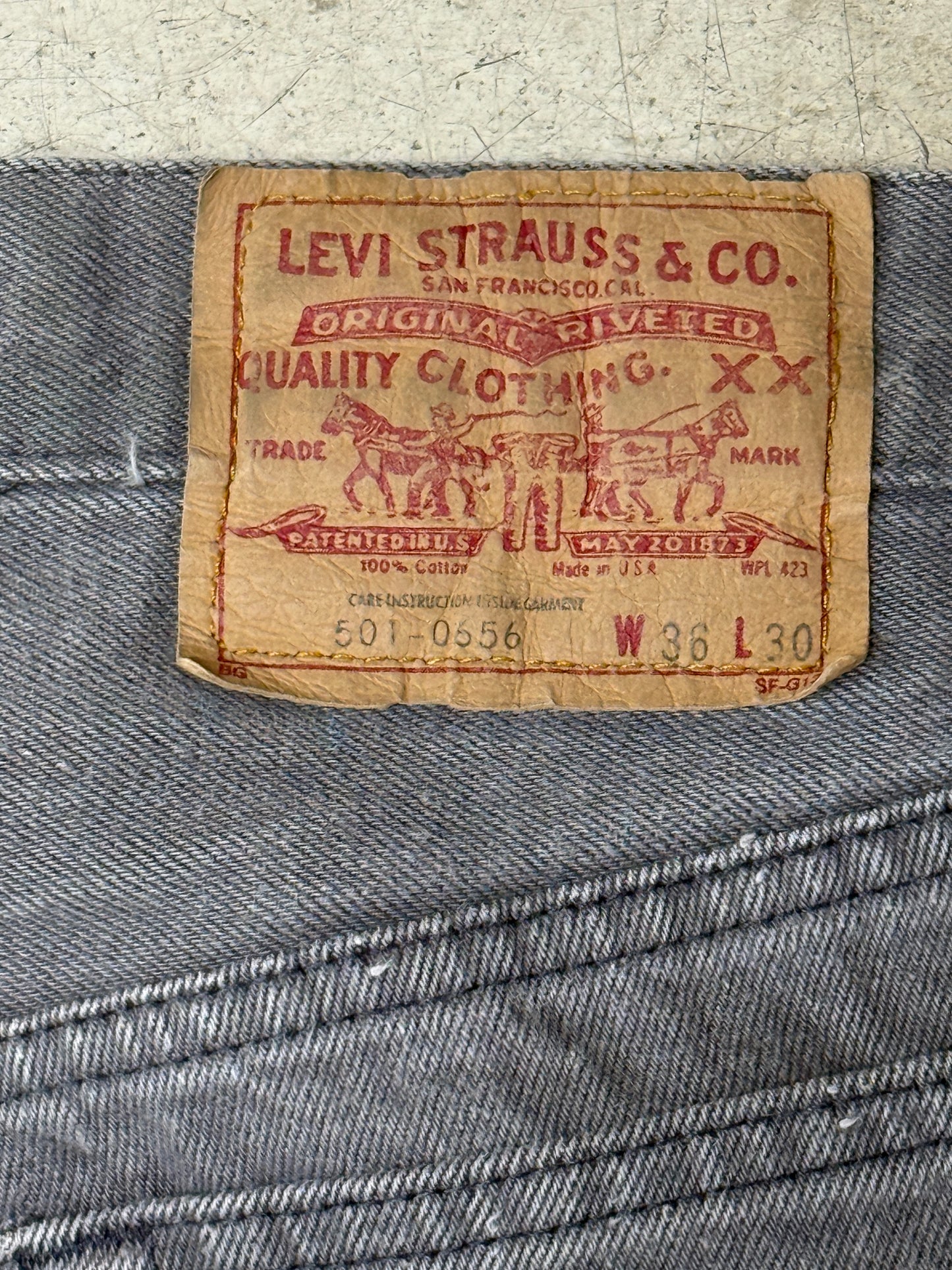 Levi's 501-0656 W36 L30 カラーデニム