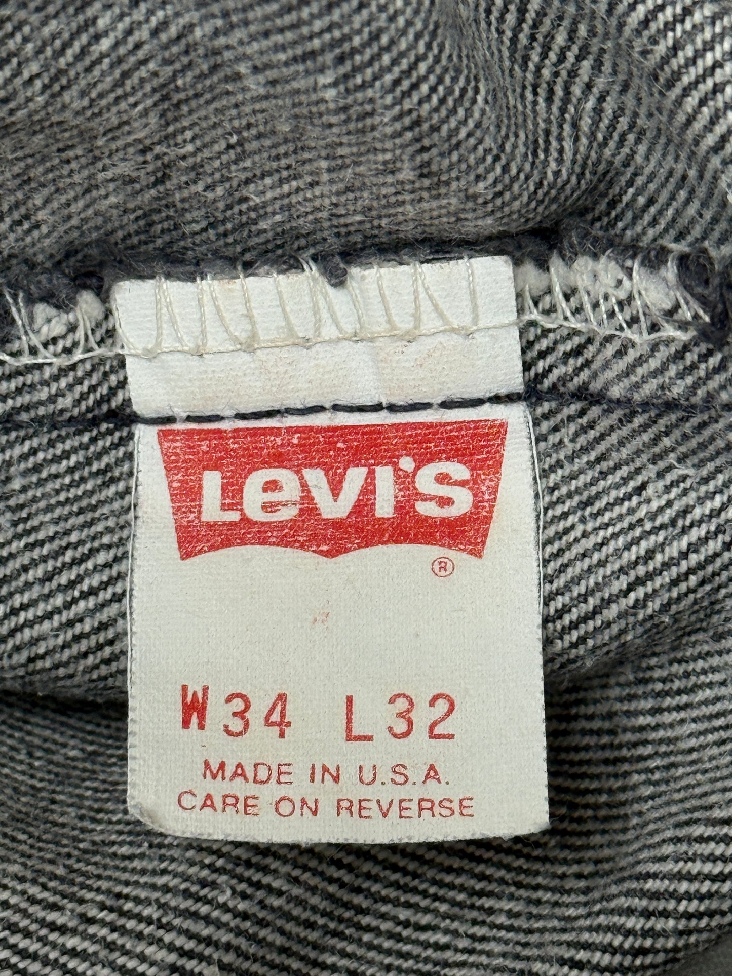 Levi's 505-0259 W34 L32 先染めブラック