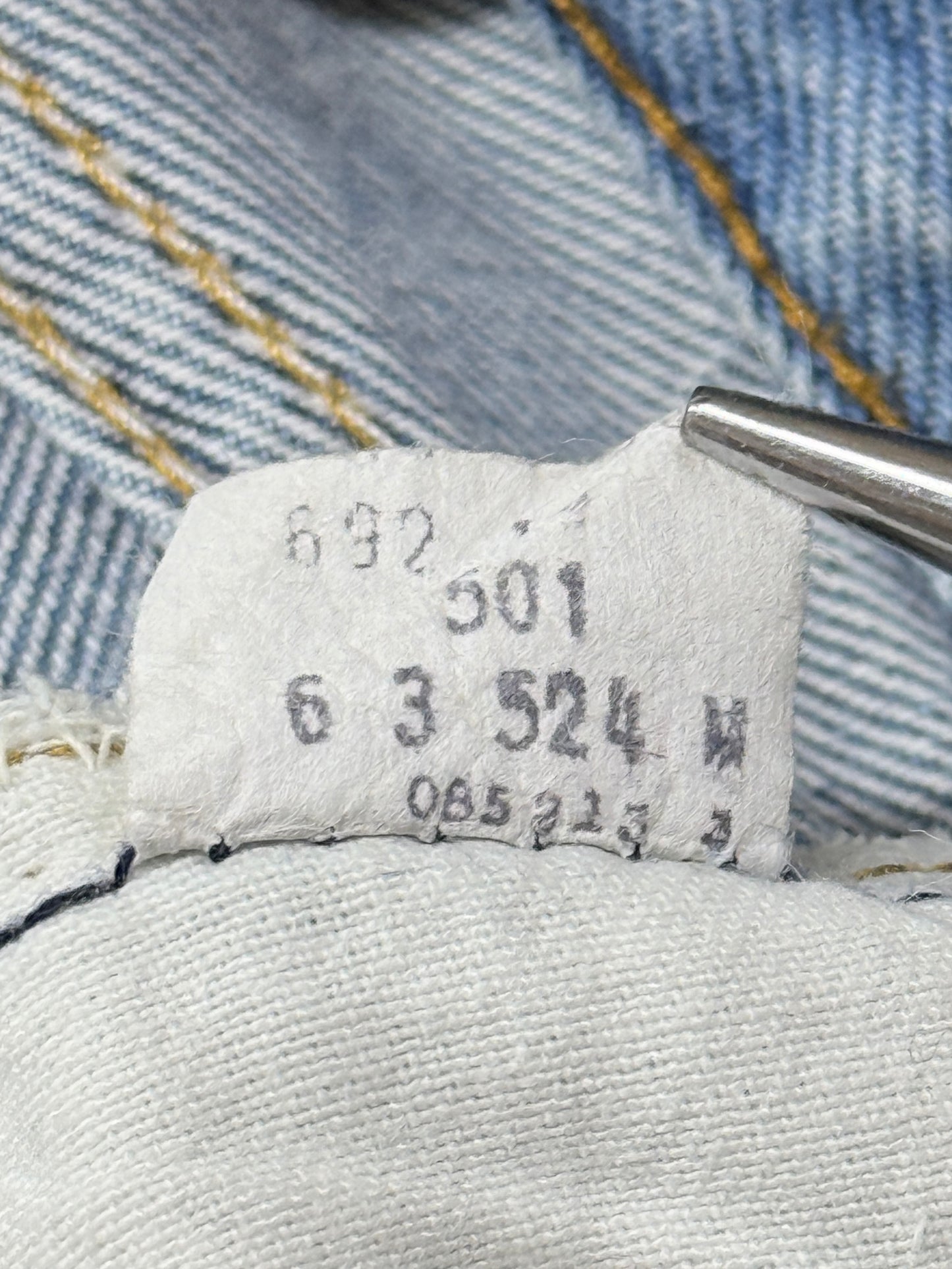 Levi's 501 W34 L36 赤耳