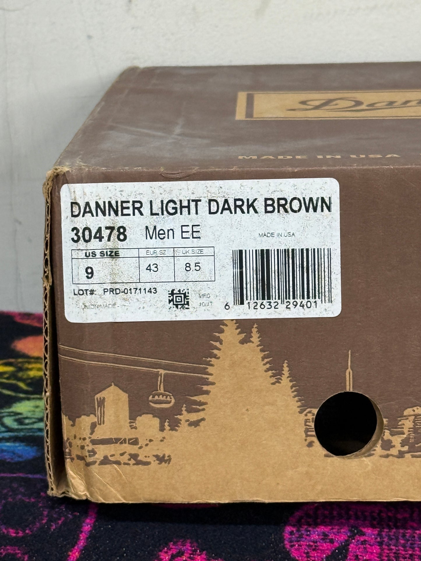 Danner Light Dark Brown 9EE 2017年