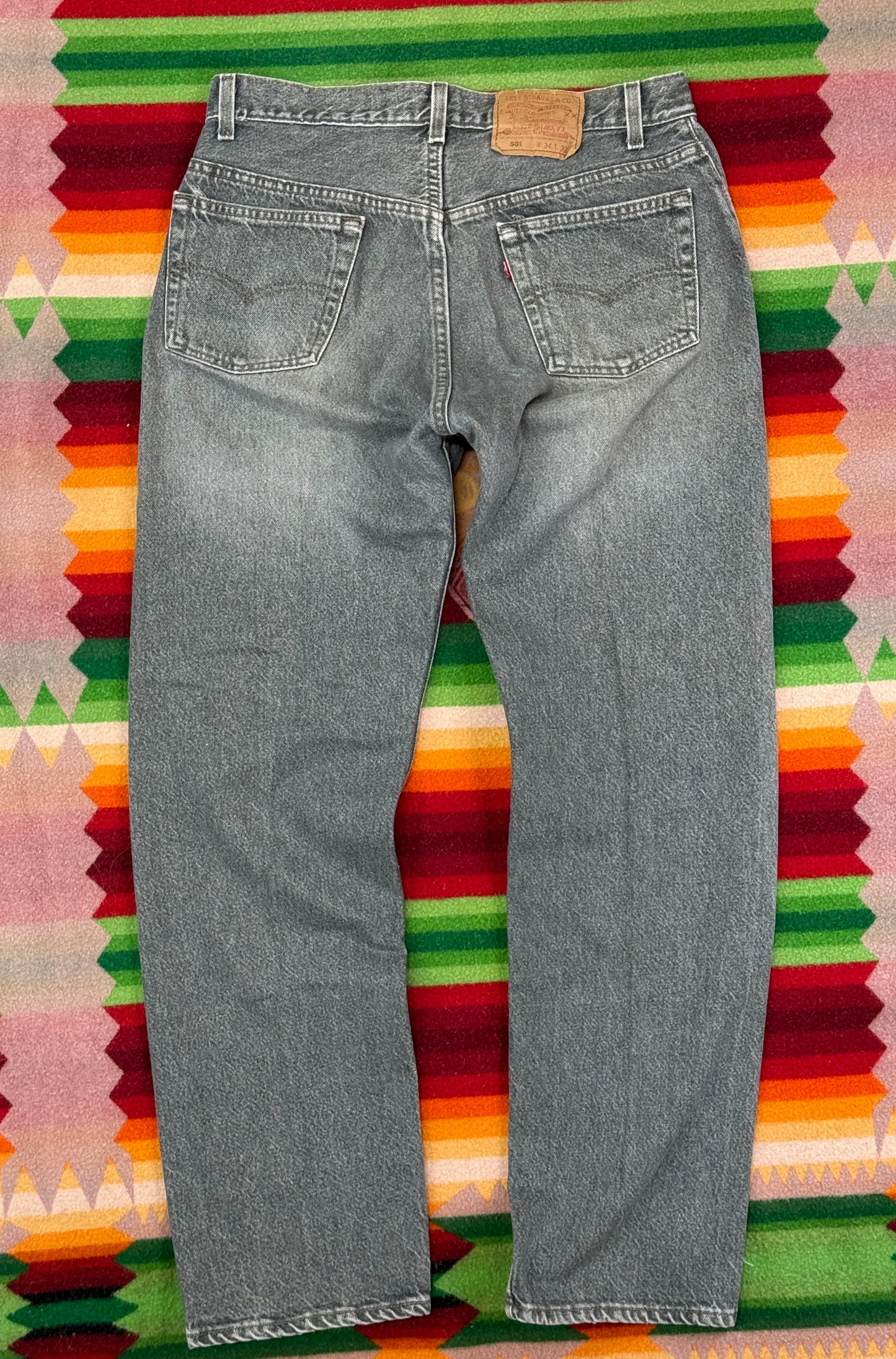 Levi's 501-1630 W34 L32 先染めブラック 1993年