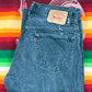 Levi's 501-0658 W36 L32 先染めブラック 1990年