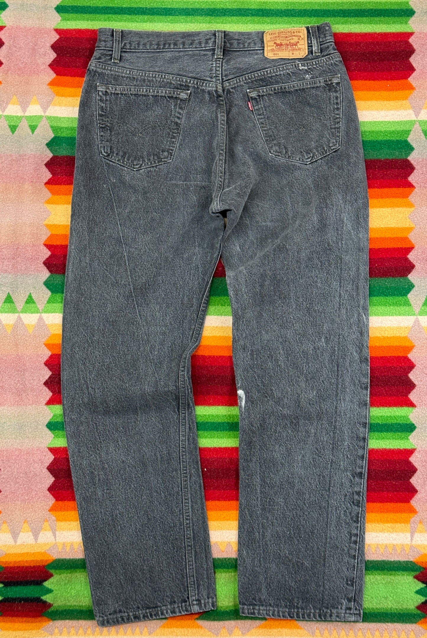Levi's 501-0658 W36 L32 先染めブラック 1990年