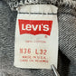 Levi's 501-0658 W36 L32 先染めブラック 1990年
