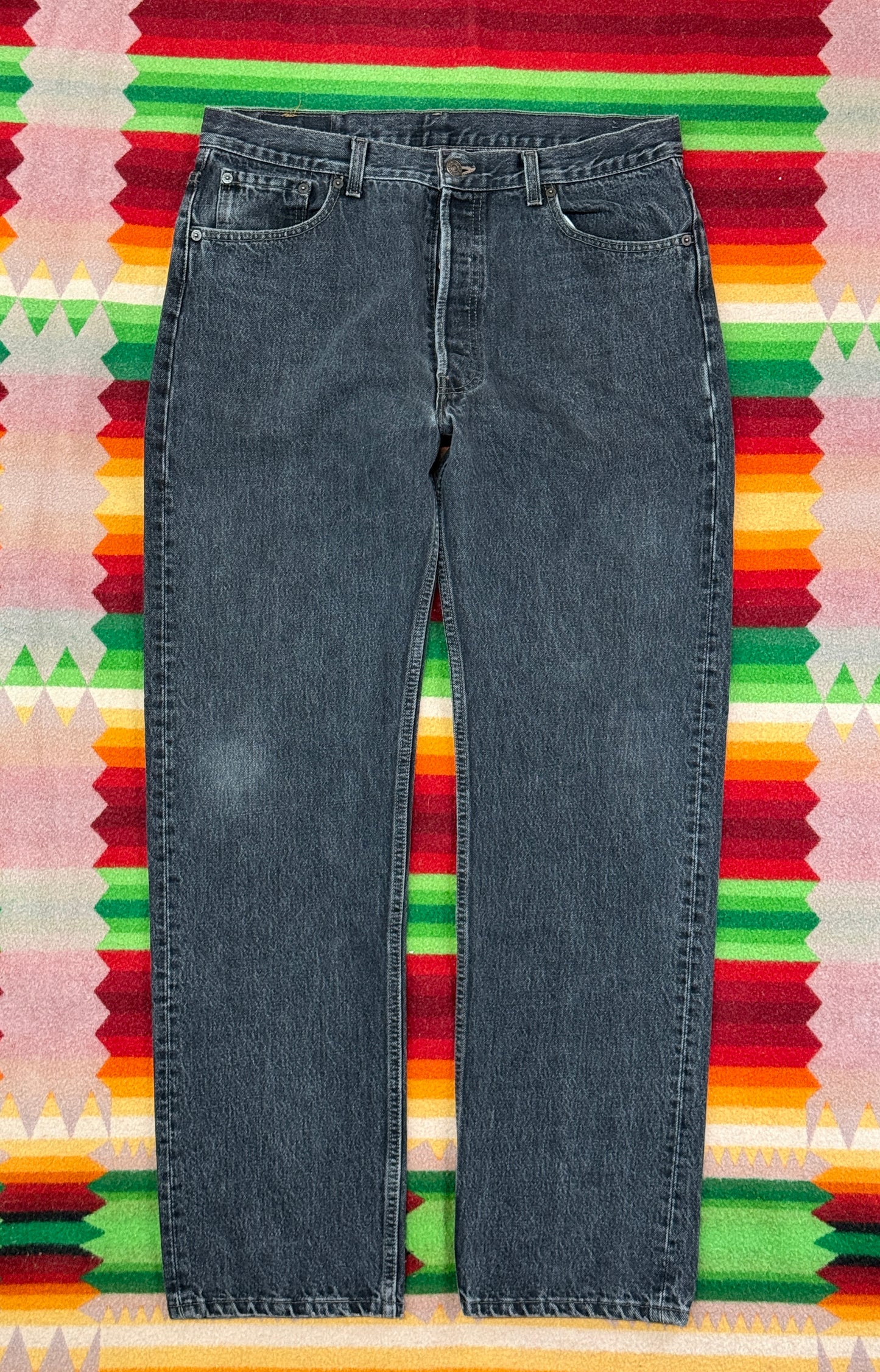 Levi's 501-0697 W36 L32 後染めブラック 1992年
