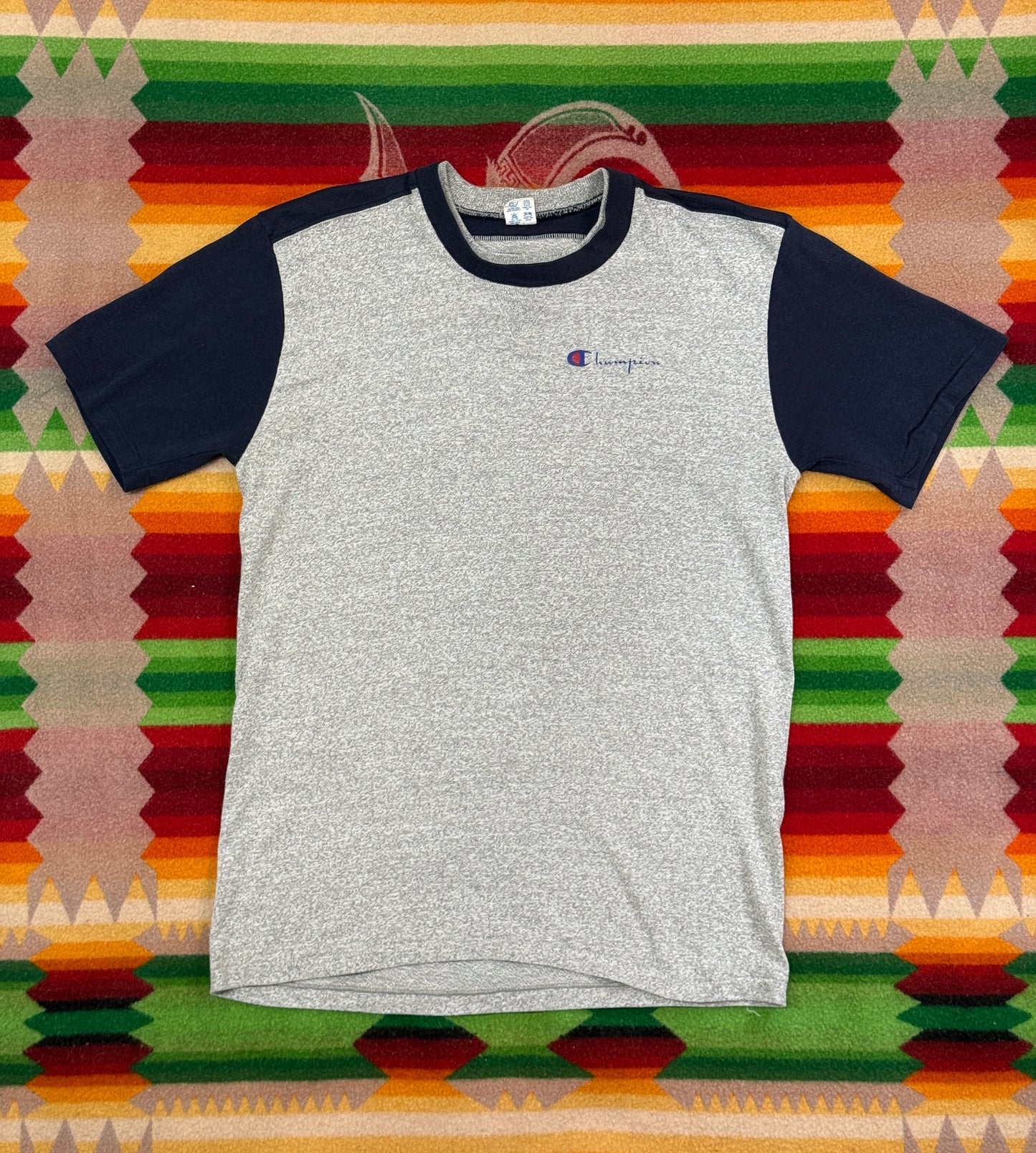 Champion スクリプト Tシャツ Large 1980年代