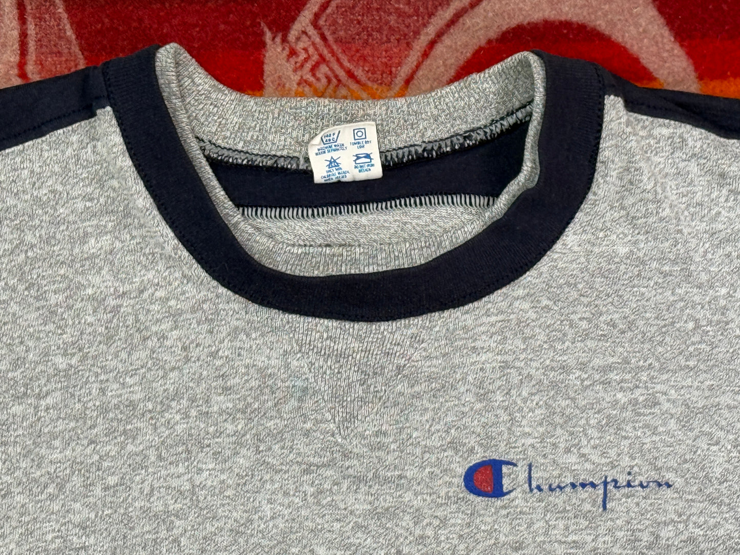 Champion スクリプト Tシャツ Large 1980年代