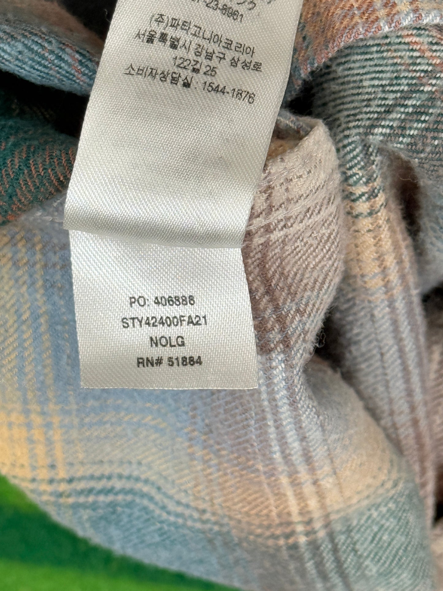 Patagonia フィヨルド・フランネルシャツ Large 42400FA21 2021年