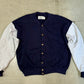 L.L. Bean x Russell Snap Cardigan Large ネイビー
