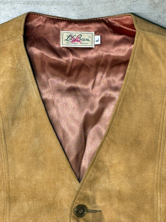 L.L. Bean Suede Vest Large 1980-90年代
