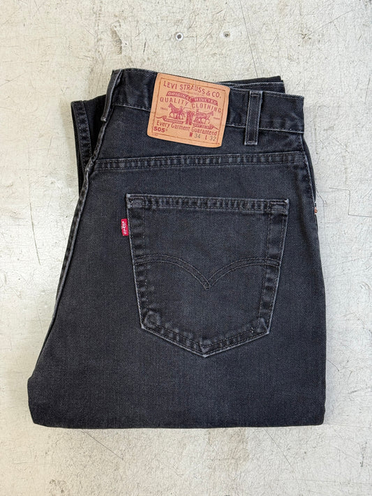Levi’s 505 Black Jeans W34 L32 2000年