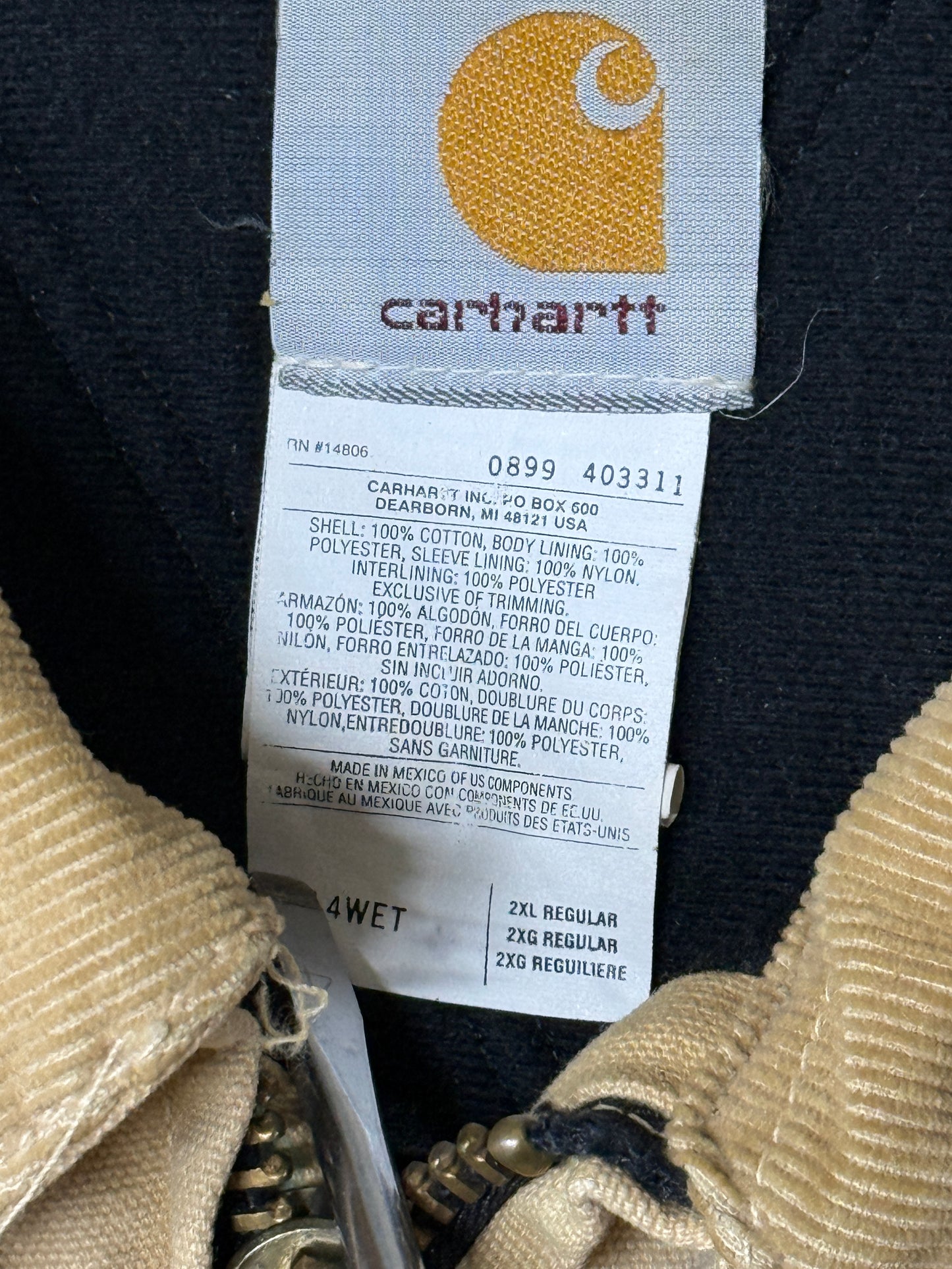 Carhartt Santa Fe Jacket 2XL 1999年