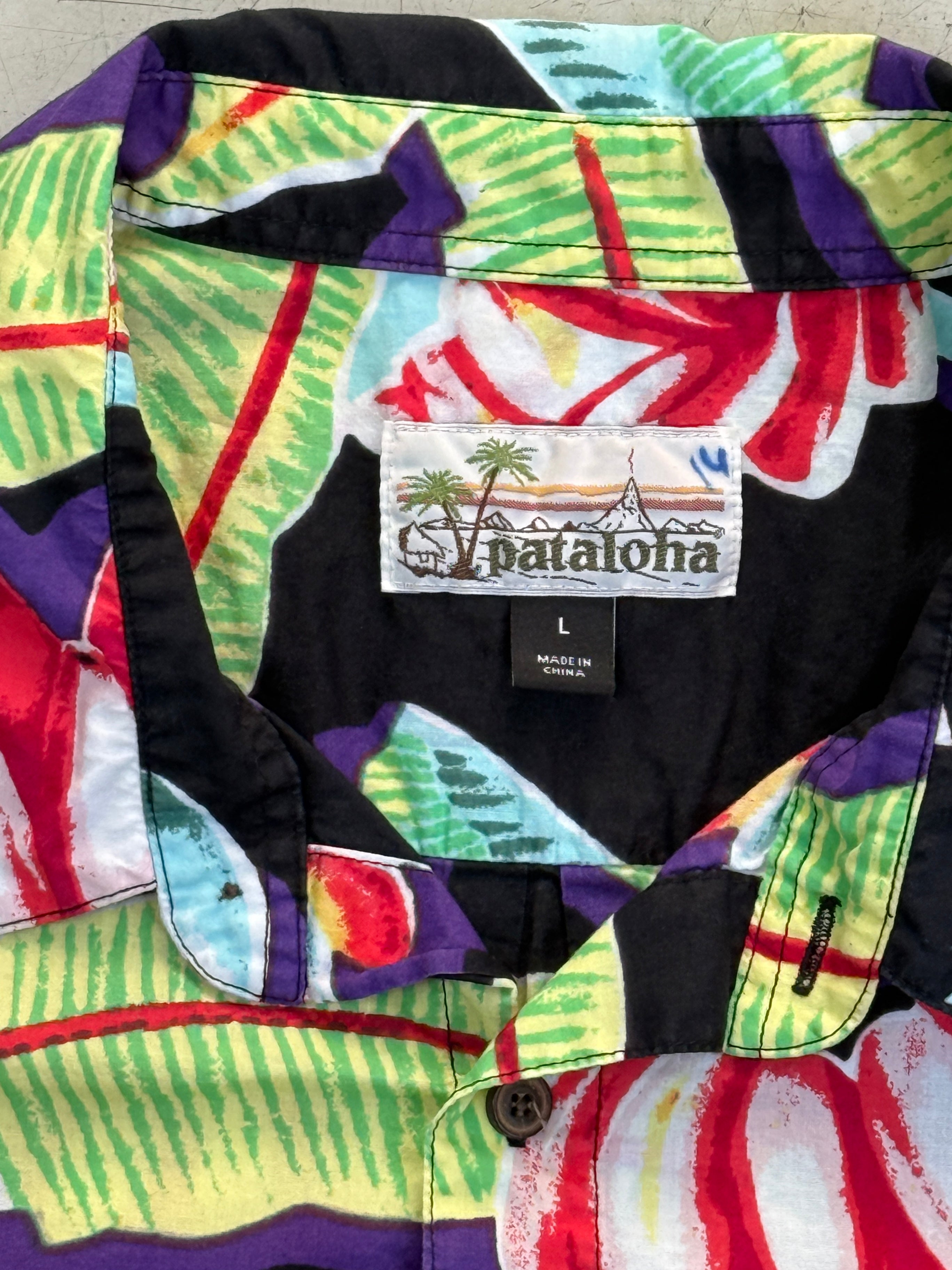 Patagonia 2017年 Pataloha パタロハ ブラックバナナ 復刻 Lアロハ