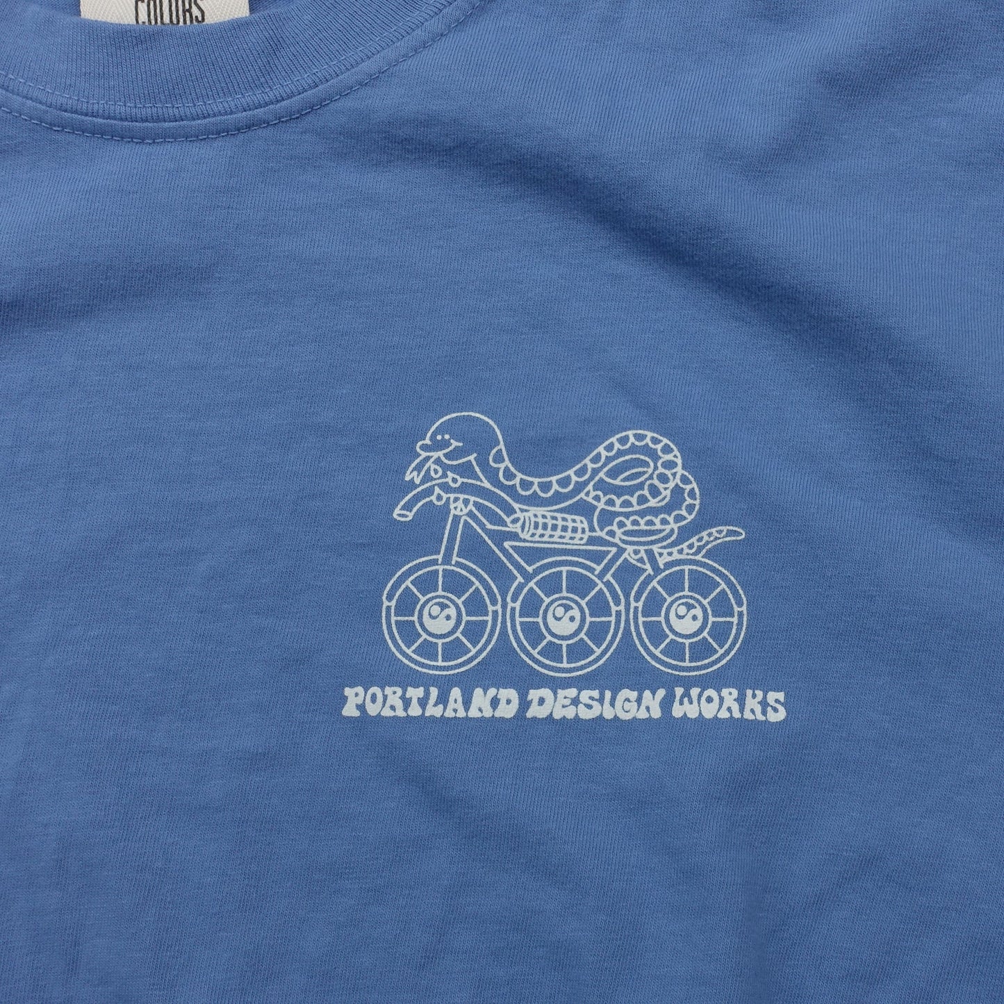 PDW 15周年記念Tシャツ- ブルーデニム